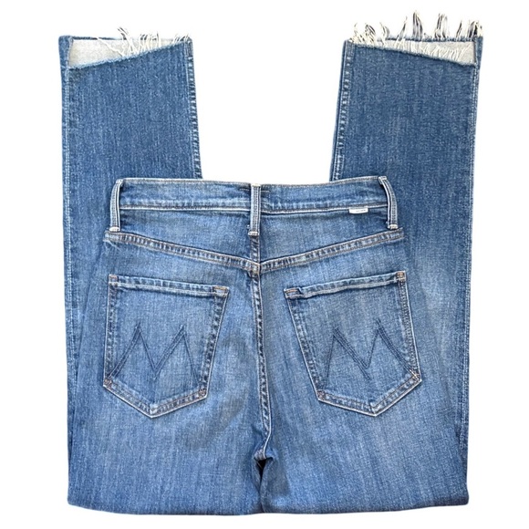 MOTHER High Waisted Rider Ankle Step Fray Loafers And Lassos Jeans Size 27 NWOT - Picture 8 of 14
